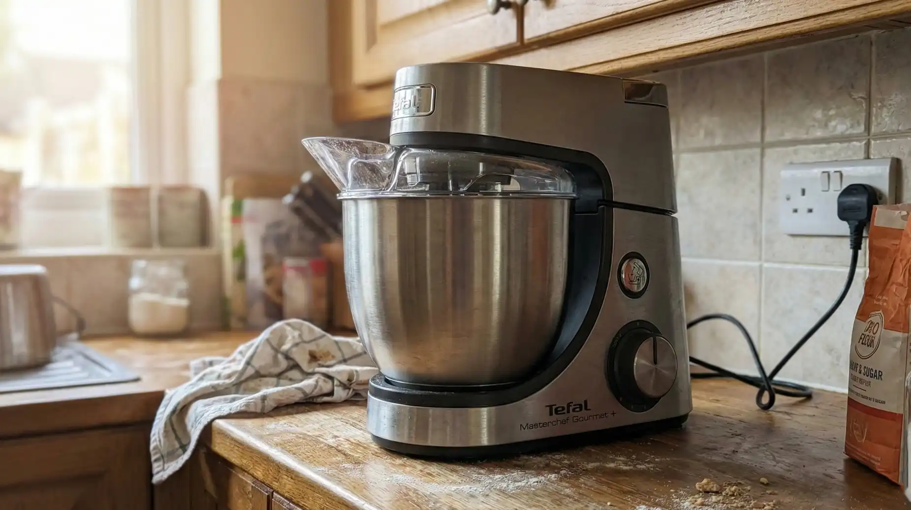 Tefal Masterchef Gourmet QB632D38 mixer planetar cu bol mare